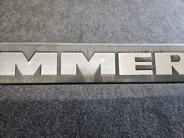 2003-05 Hummer H2 Rear Bumper Upper Plastic 3 Piece Set - OEM7