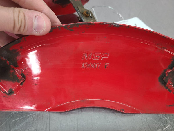 2005-13 C6 Corvette MGP Brake Caliper Cover Pair, Front, Red, LH/RH 6
