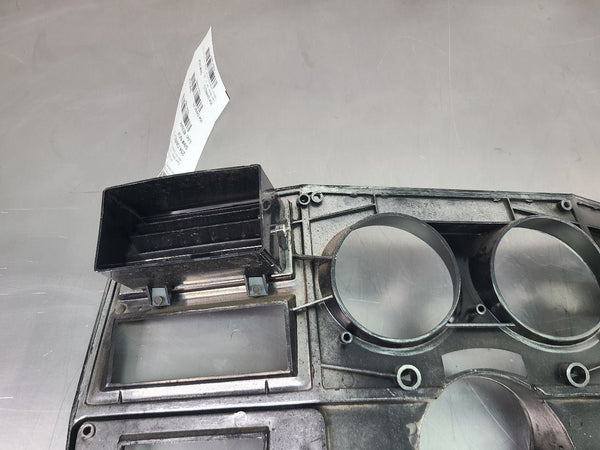 1973-80/91 Chevy Suburban Front Dash Instrument Cluster Bezel Trim, Silver - OEM17