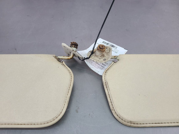 1973-80 Chevy Truck, Suburban Front Buckskin Vinyl Sunvisor Pair, LH / RH - OEM11