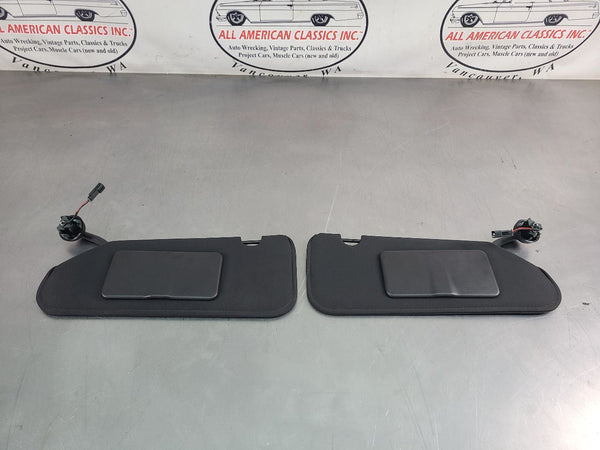 2005-13 C6 Corvette Front Sun Visor Pair, Left / Right, w/ Opt. UG1, RH/LH - OEM0