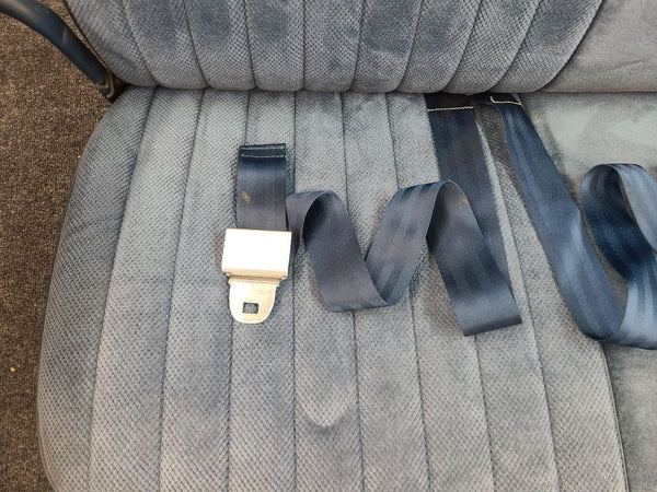 1981-91 Chevy GMC Suburban 3rd Row Bench Seat Assembly, Blue - OEM GM5