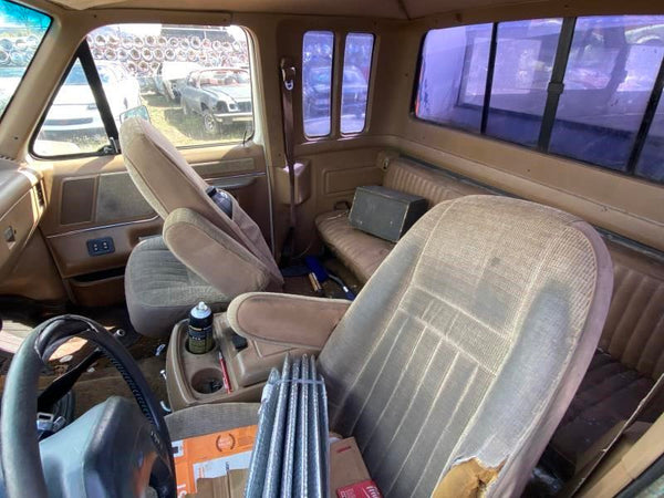 1980-91 Ford F250 Pickup Truck Upper Center Console Lid, Tan / Brown - OEM18