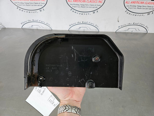 1988-96 C4 Corvette Ebrake Emergency Brake Cover Bezel Panel, Black, #100518794