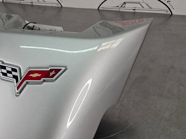 2005-13 C6 Corvette Convertible Interior Waterfall Behind Seat Trim, Silver3