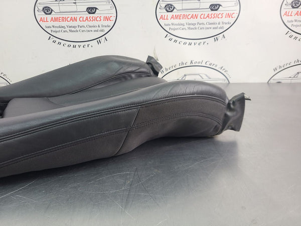 2004-05 Cadillac XLR Upper Seat Covers w/ Cushions, Black, Left Driver Side5