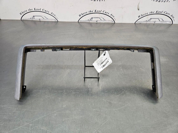 1993 Chevy Suburban Front Dash Upper Instrument Cluster Hood Trim, Gray - OEM0