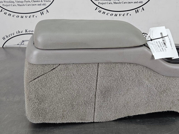 1996 Impala SS Floor Shift Center Console Assembly w/ Insert, Gray - OEM15