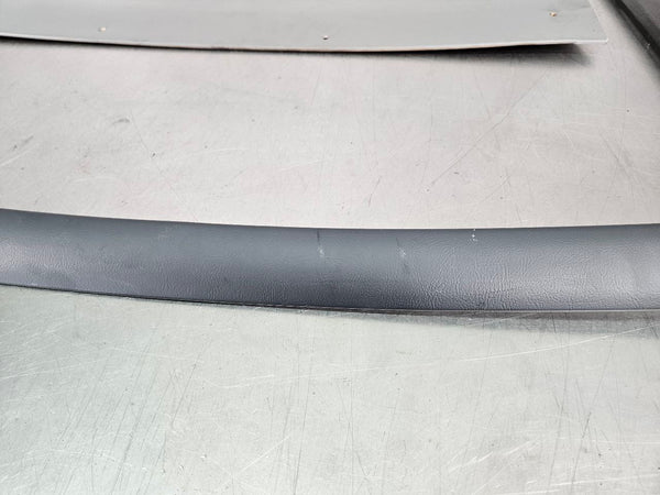 1987-93 Mustang Fox Body Headliner Trim Bezel Moulding 4 Piece Set, Black / Gray3