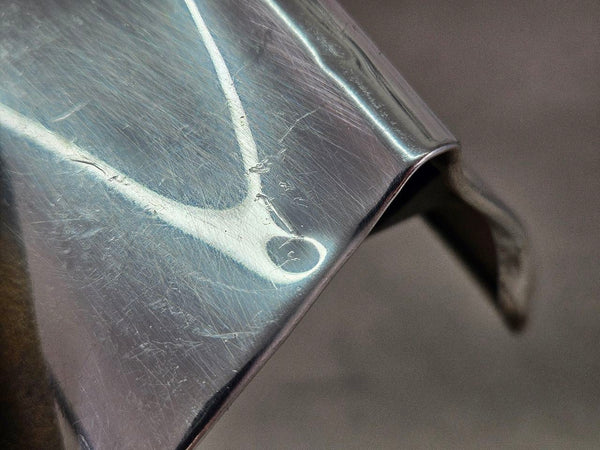 1957 Chevrolet Gas Door Stainless Steel Fuel Filler Door Trim - OEM6