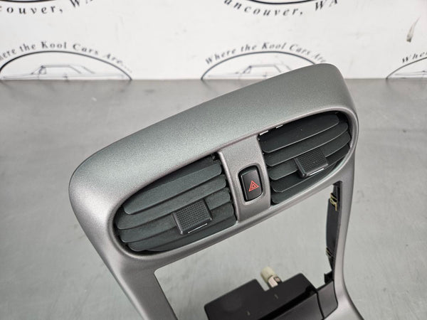 2005-13 C6 Corvette Center Console Dash Radio Trim Surround Bezel, Silver - OEM2