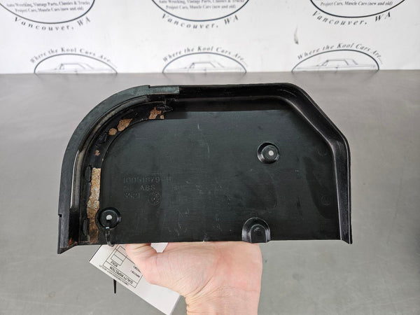 1988-96 C4 Corvette Ebrake Emergency Brake Cover Bezel Panel, Black, #100518796