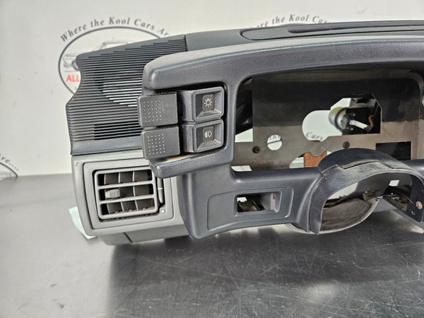 1987-89 Mustang Fox Body Front Dash Panel, Loaded w/ Trim, Glovebox, Gray - OEM10