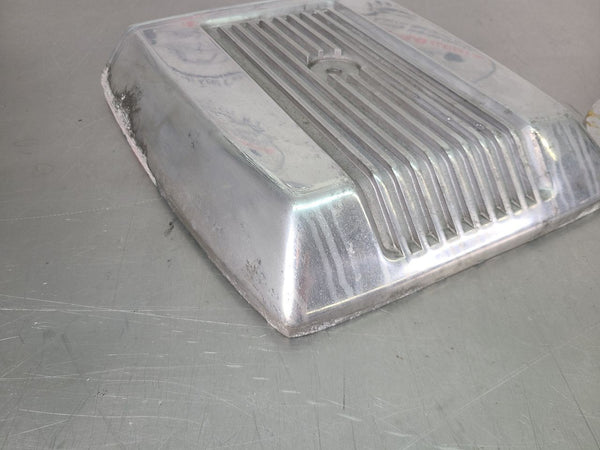 Vintage Cal Custom Aluminum Finned Shaker Hood Scoop Air Cleaner, Ratrod, Hotrod1
