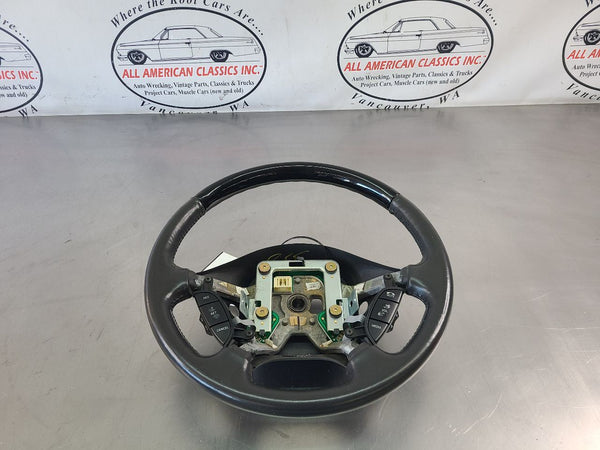 2002-05 Ford Thunderbird Factory Steering Wheel Assembly, Black - OEM0