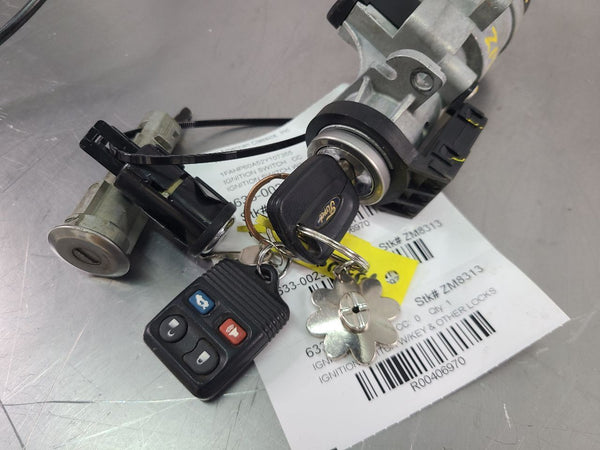 2002-05 Ford Thunderbird Ignition Switch w/ Key and Other Lock Cylinders - OEM1