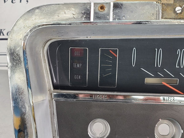 1964-66 Buick Skylark Instrument Cluster Speedometer Gauge Assembly, Untested1