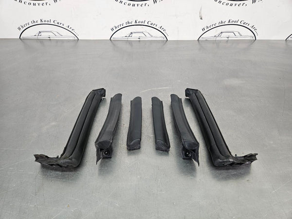 1997-04 C5 Corvette Convertible Top Weather Strip Rubber Seal 6 Piece Set, Nice!0