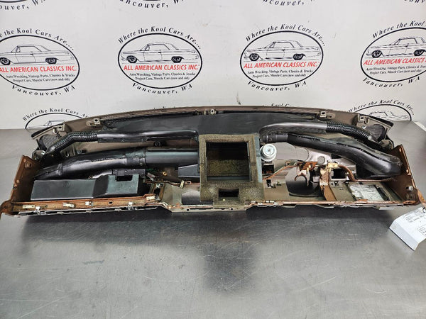 1987-89 Mustang Fox Body Front Dash Panel, Loaded w/ Trim, Glovebox, Gray - OEM21