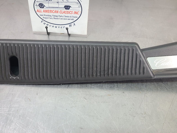 2004-09 Cadillac XLR Rear Trunk Lower Sill Panel Trim, Black - OEM2