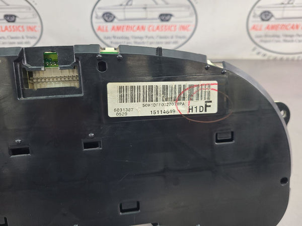2003-05 Chevy GMC Truck Instrument Cluster Speedometer Gauge Assembly, #1511464911