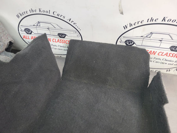 2005-13 C6 Corvette Front Footwell Carpet Pair, Left / Right, Black - OEM6