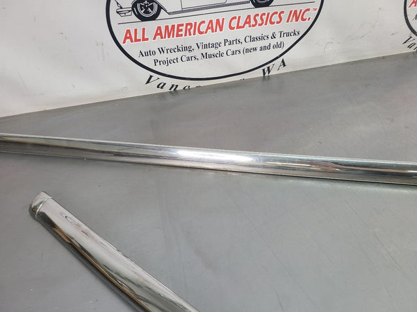 1948 Chevy 2-Door Sedan Quarter Panel Belt Moulding Pair, LH/RH, Left, Right OEM2