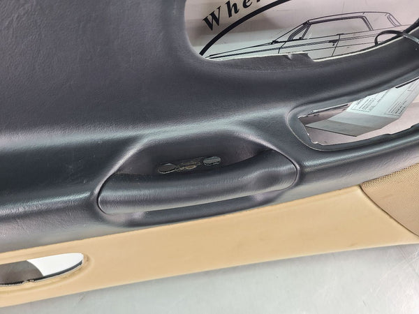 1997-04 C5 Corvette Door Trim Panel Assemby, Left Driver Side, Black / Oak Tan14