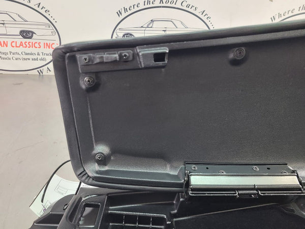 1997-04 C5 Corvette Center Console Assembly, Base w/ Lid, Black, Nice! - OEM17