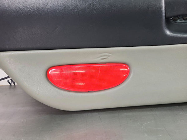 1997-04 C5 Corvette Front Door Trim Panel Pair, Right, Left, Black / Gray, RH,LH9