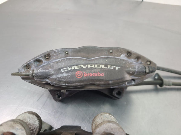 2010-15 Camaro Factory Brembo Brake Caliper Set, Left / Right, Gray - OEM4
