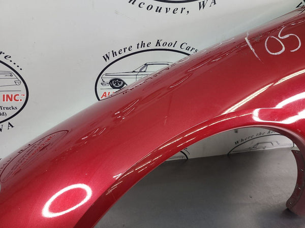 2005-13 C6 Corvette Left Driver Side Front Fender Panel, Magnetic Red, LH - OEM5