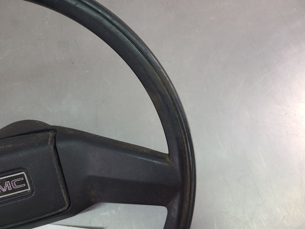 1973-87 GMC Truck 2-Spoke Steering Wheel Assembly w/ Horn Button4