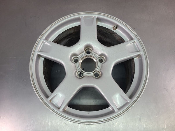 1997-04 C5 Corvette Aluminum 5 Spoke Wheel, Silver QF3, Front 17x8.5, OEM 1