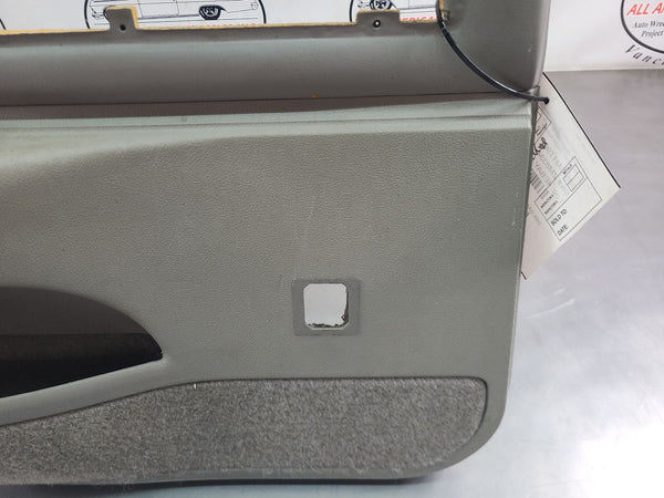 1994-96 Impala SS Driver Left Rear Door Trim Panel Bare Assembly, Gray - OEM7