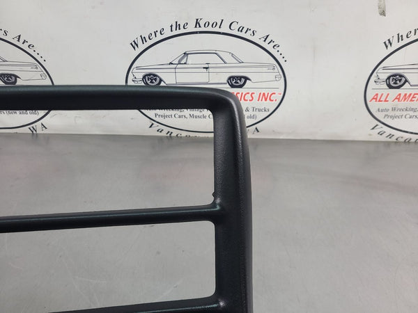 1997-04 C5 Corvette Front Dash / Radio Surround Bezel Trim, Black - OEM5