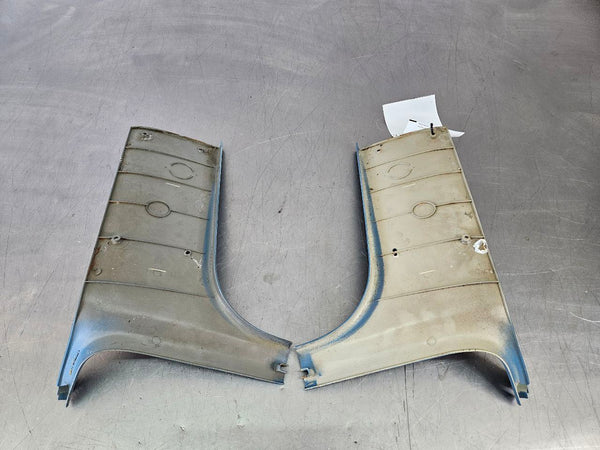 1973-75 Chevy Truck Rear Interior B Pillar Trim Panel Pair, Blue, Left / Right8