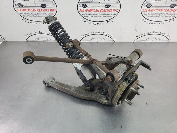 2000-02 Plymouth Prowler Left Rear Steering Knuckle w/ Control Arms and Strut1