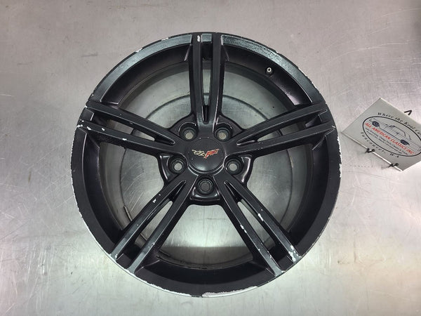 2008-10 C6 Corvette 5 Double Spoke Factory Wheel QG6, Rear, 19x10, OEM2
