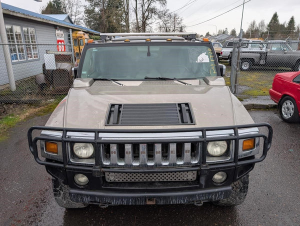 2003-09 Hummer H2 Rear Quarter Trim Panel Cubby Insert, Wheat, Right RH Side10