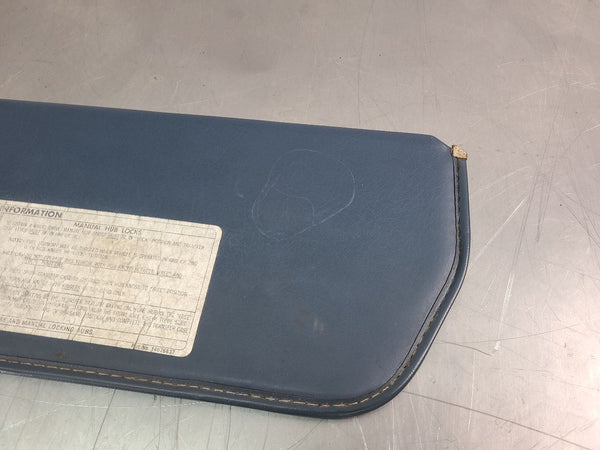 1981-91 Chevy Truck, Suburban Vinyl Sun Visor, Blue, Left Driver Side LH - OEM5