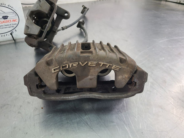 1997-04 C5 Corvette Base Brake Caliper Complete Set w/ Brackets - OEM3