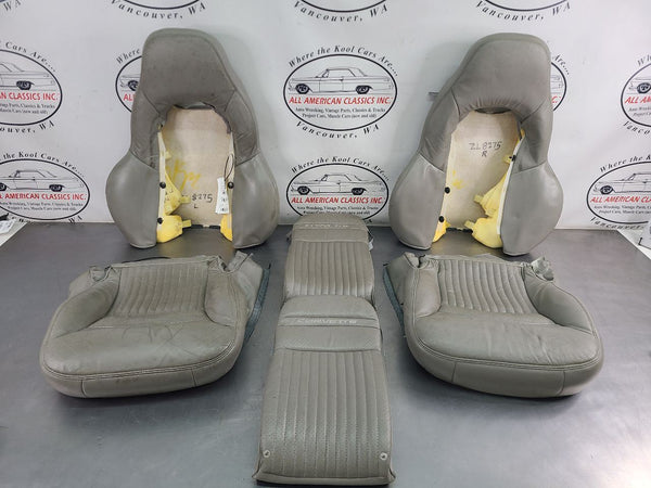 1999-04 C5 Corvette Sport Seat Cushion Cover Set, Right and Left Complete - OEM0