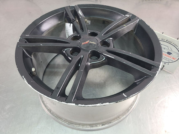 2008-10 C6 Corvette 5 Double Spoke Factory Wheel QG6, Front, 18x8.5, OEM11