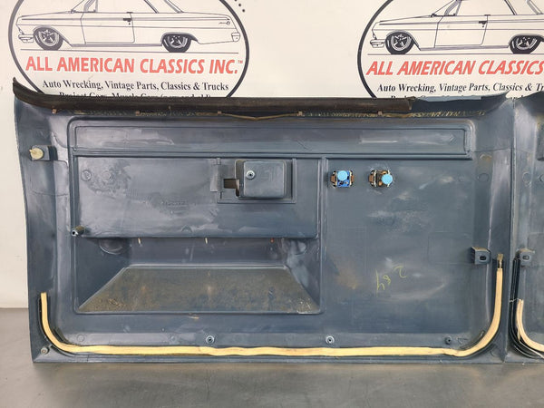 1981-91 Chevy GMC Suburban Power Door Trim Panel Full Set, Blue - OEM20