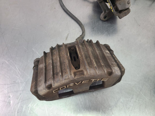 1997-04 C5 Corvette Base Brake Caliper Complete Set w/ Brackets - OEM2