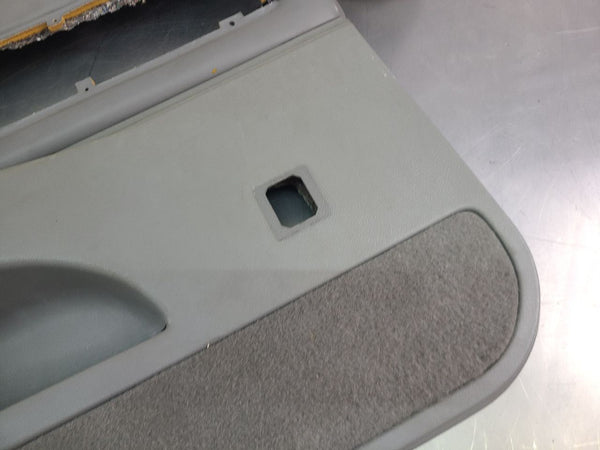 1994-96 Impala SS Driver Left Rear Door Trim Panel Bare Assembly, Gray - OEM13