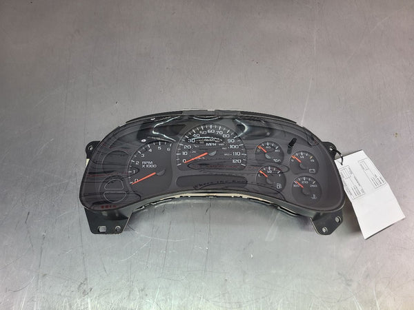 2003-05 Chevy GMC Truck Instrument Cluster Speedometer Gauge Assembly, #151146490