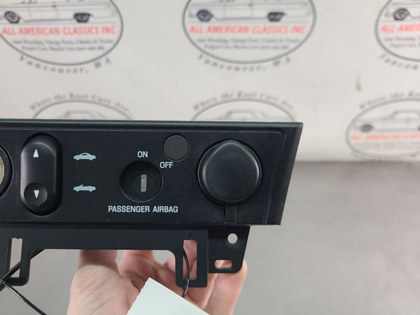 2002-05 Ford Thunderbird Convertible Top Control Panel Assembly w/ Switch - OEM3