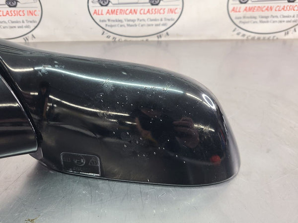 2005-09 C6 Corvette Driver Left Side View Mirror Assembly, Black - OEM8